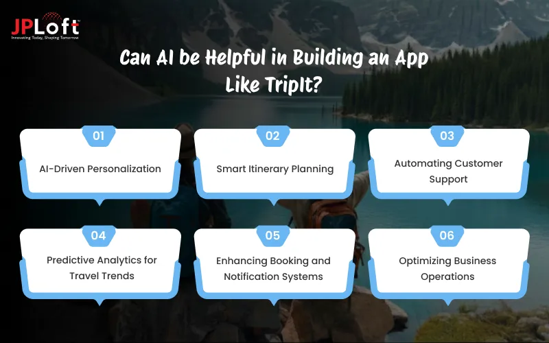 Can AI be Helpful in Building an App Like TripIt